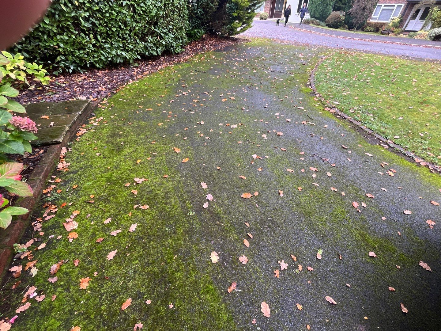 Driveway and Rockery clean using Honda 15lpm Low Pressure Washing Machine by Ges Exterior Cleaning ltd