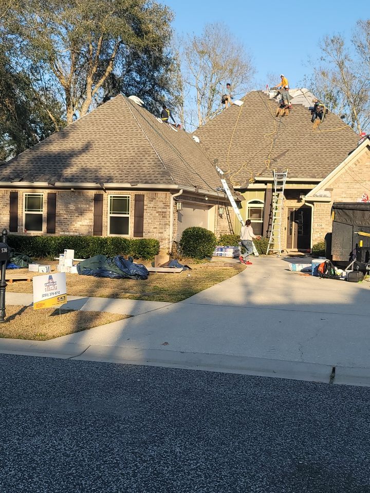 Residential Roofing Installation using Roof Replacement by American Roofing & Construction LLC