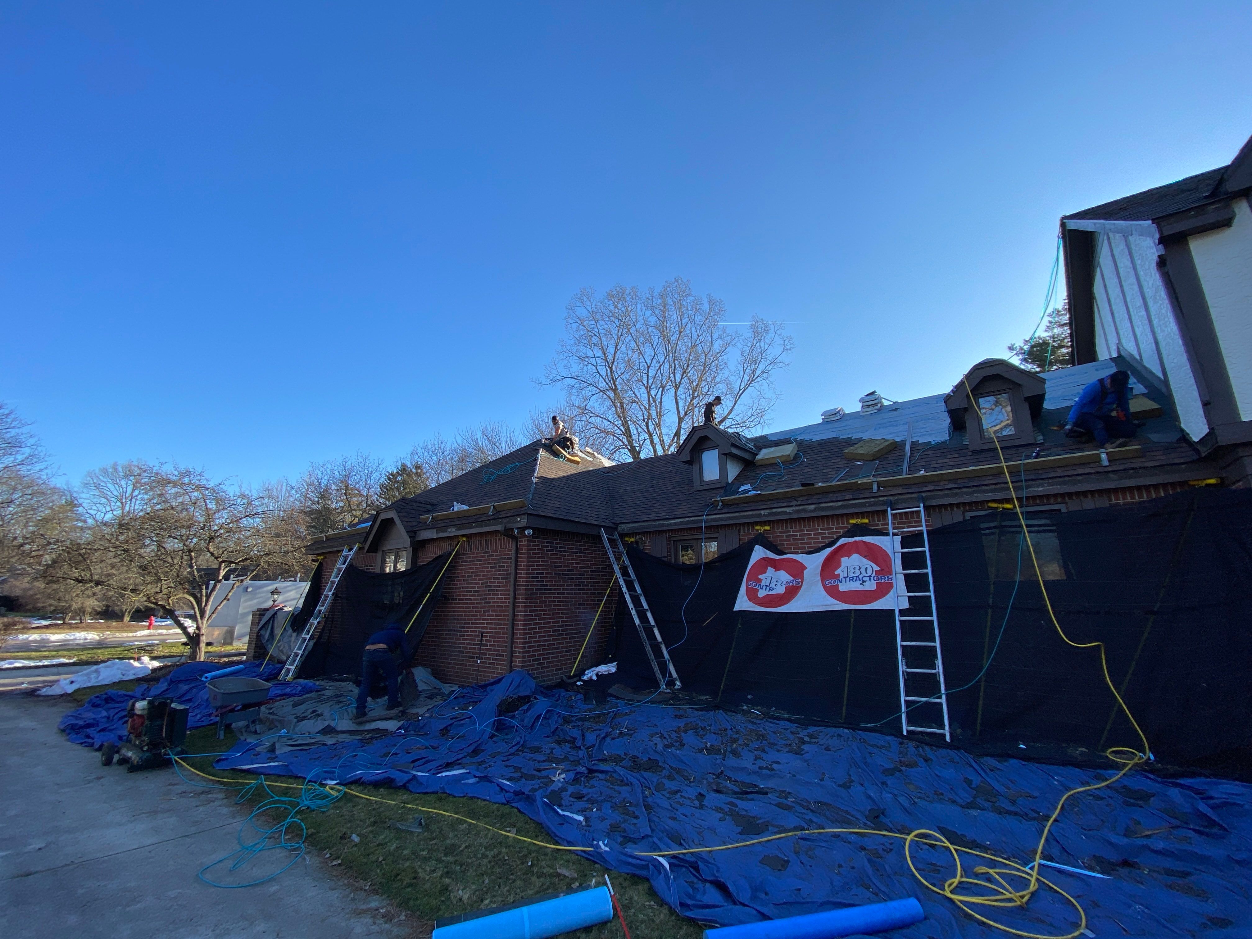 Roof Replacement using CertainTeed Landmark by 180 Contractors