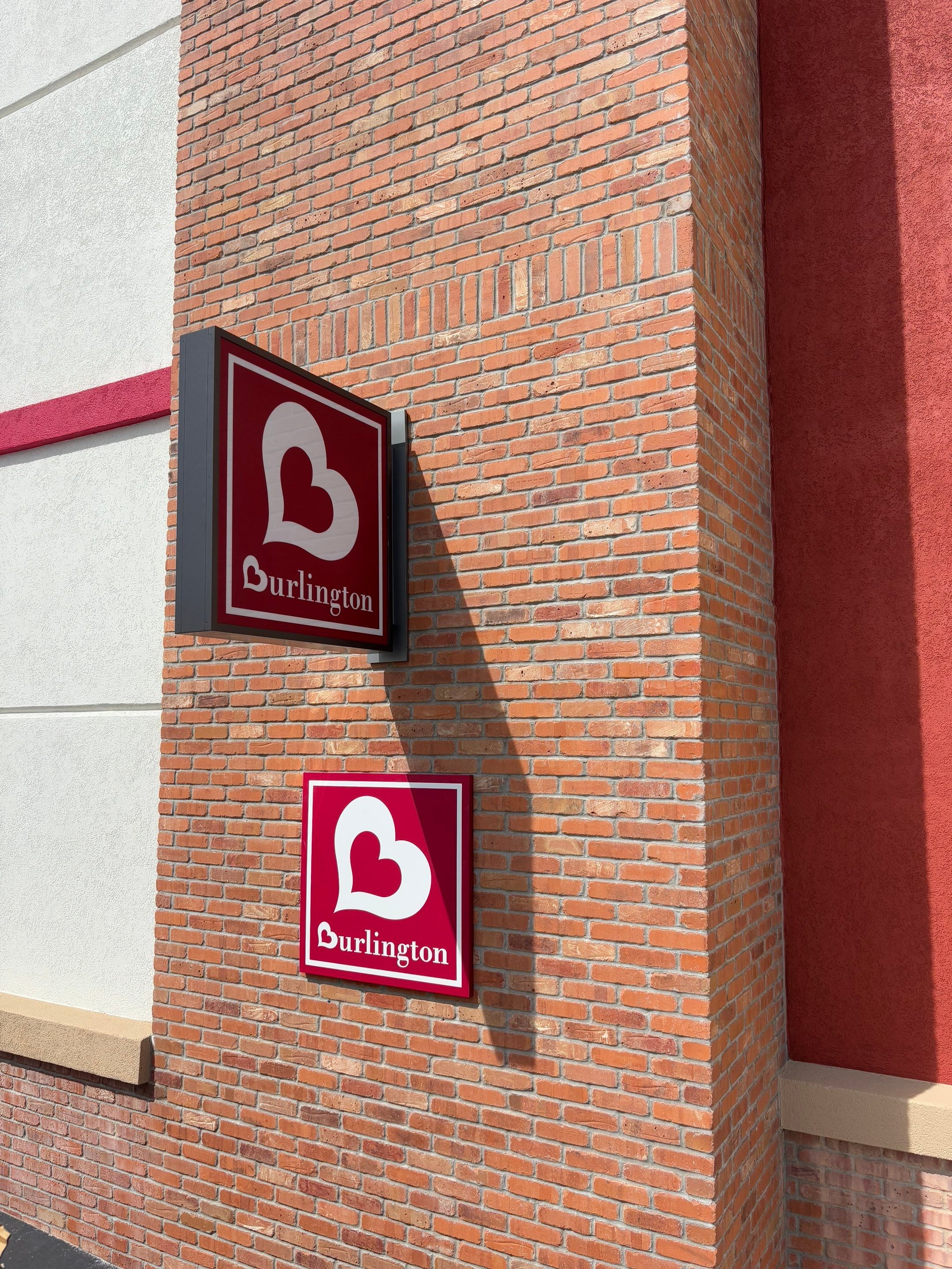 Retail Signage Installation for Burlington in Manteca by City Signs