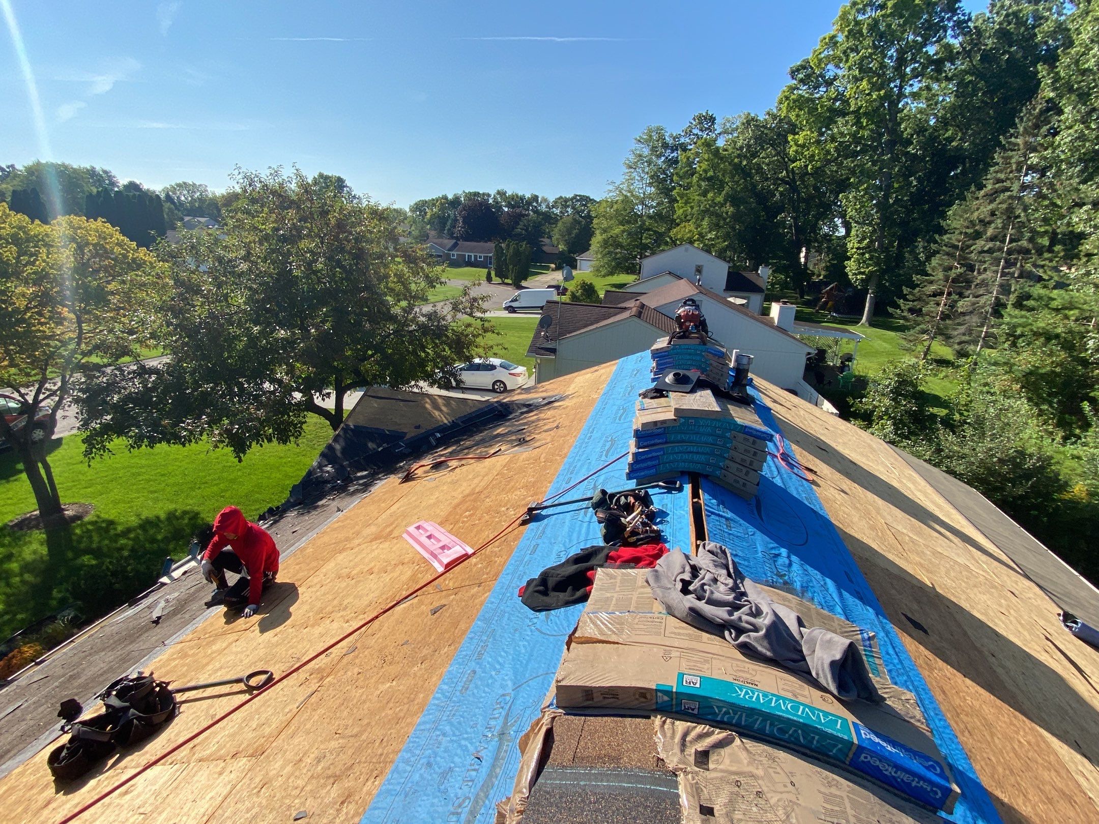 Roof Replacement using CertainTeed Landmark by 180 Contractors
