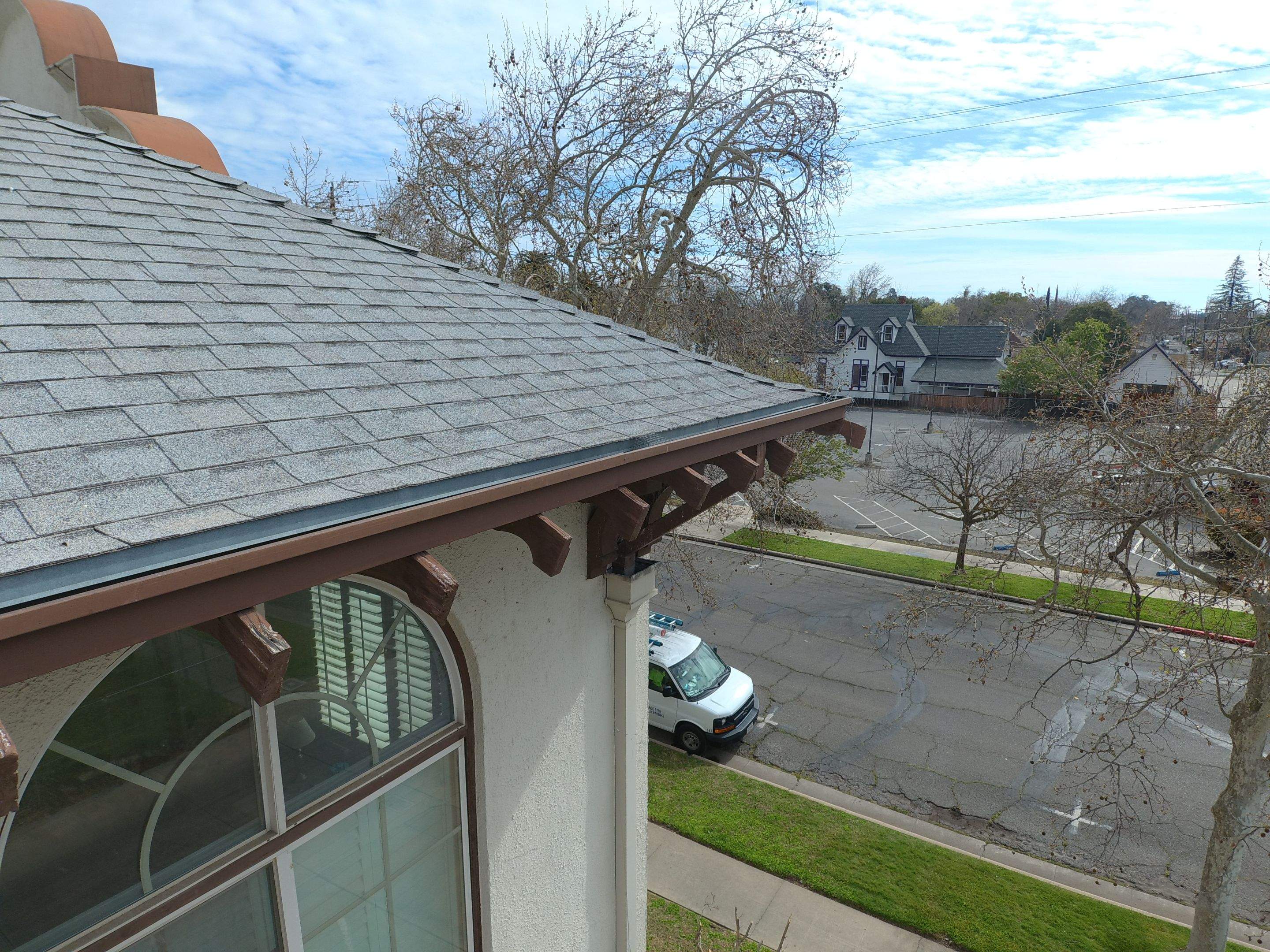  Presbyterian Church repairs to entrance architecture by Straight Edge Roofing Inc