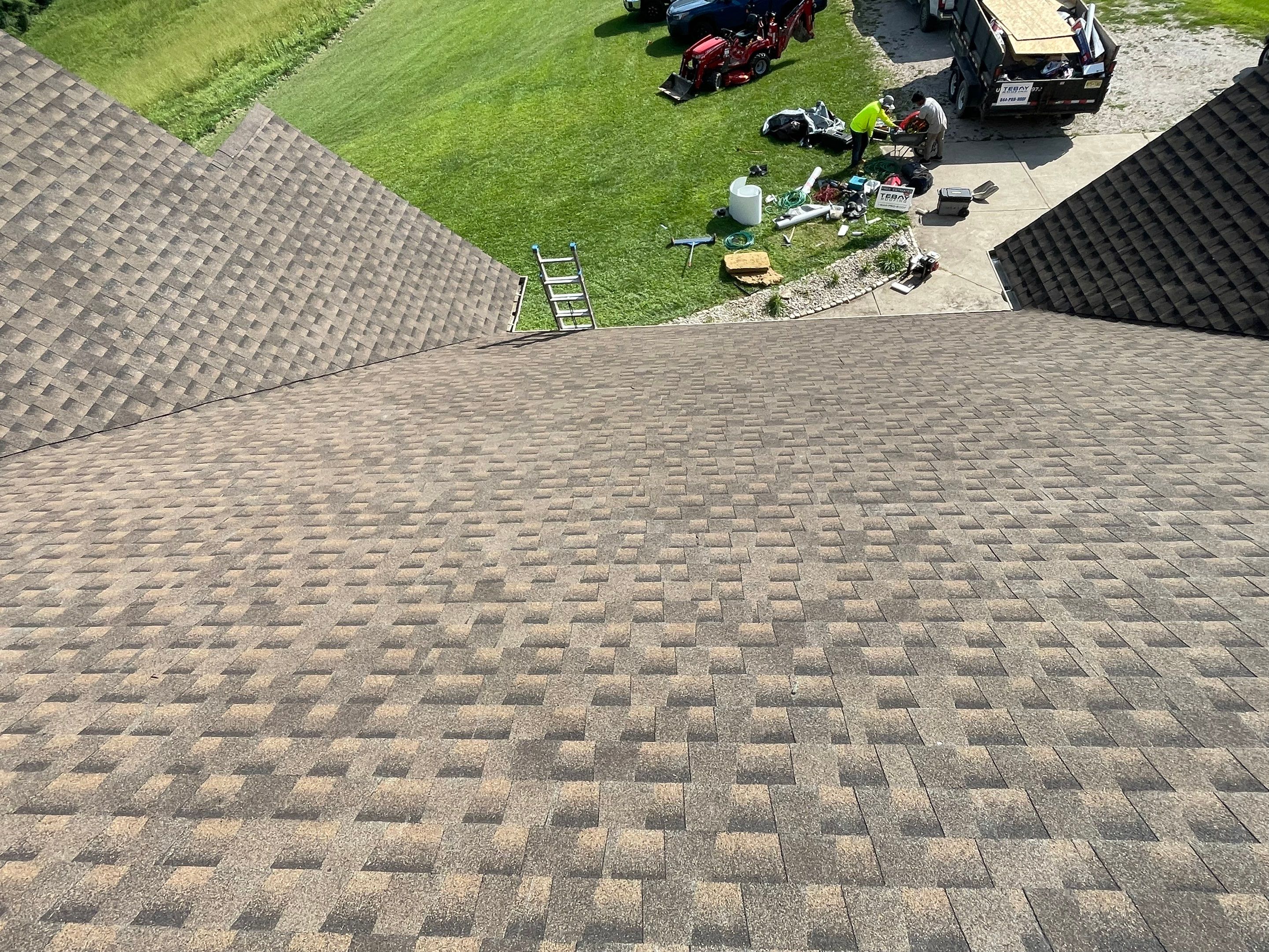 Residential Roofing Installation using GAF Timberline HDZ by Rainstoppers Roofing