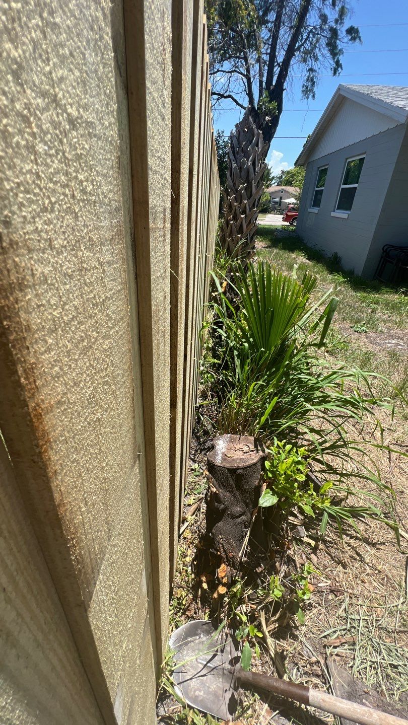 St. Petersburg 6ft. Tall Treated Board on Board by Asap fence and gates, LLC
