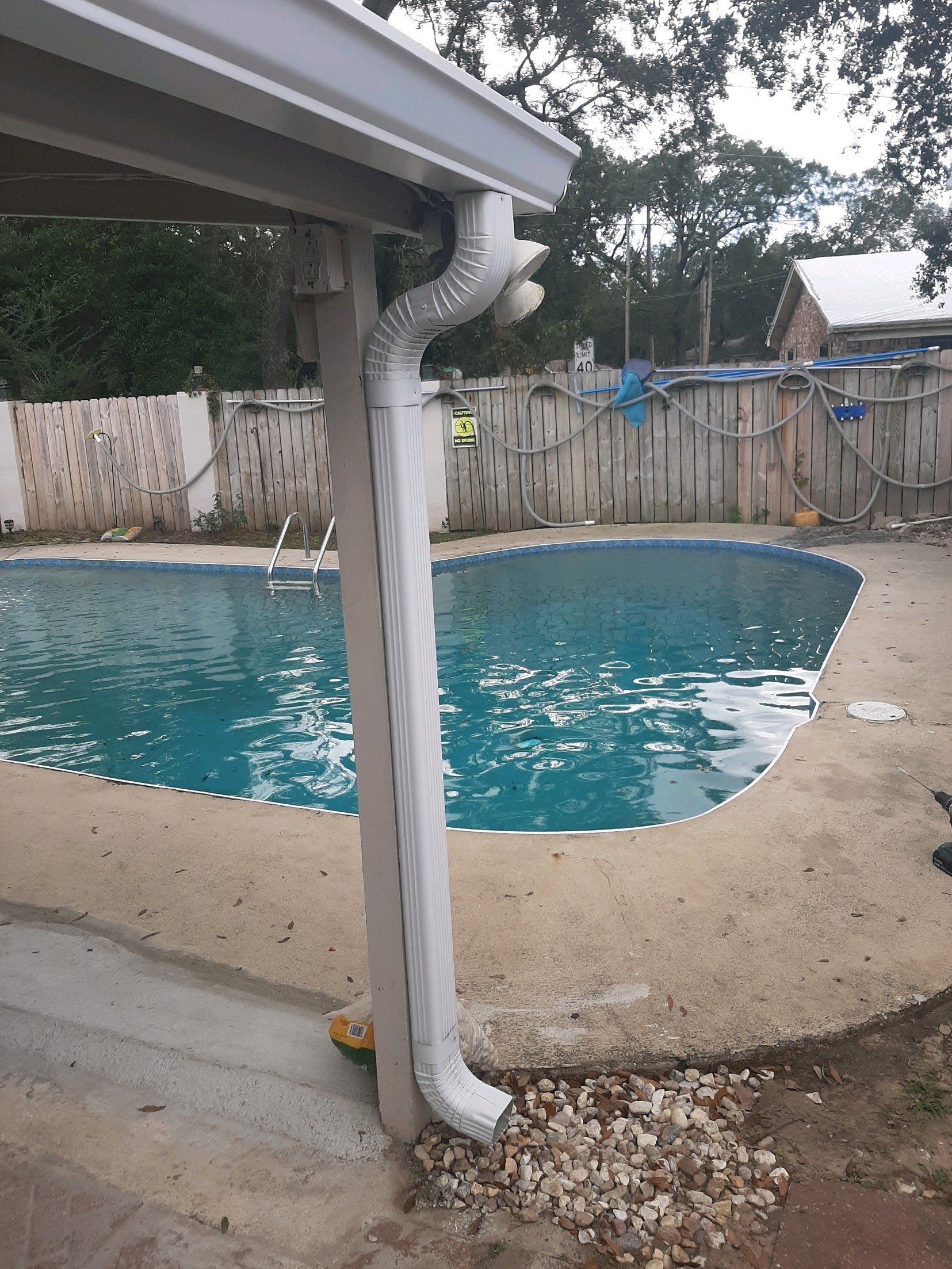 Gutter Installation using K-Style Seamless Gutters and Gutter Leaf Guards by Gutter Professors
