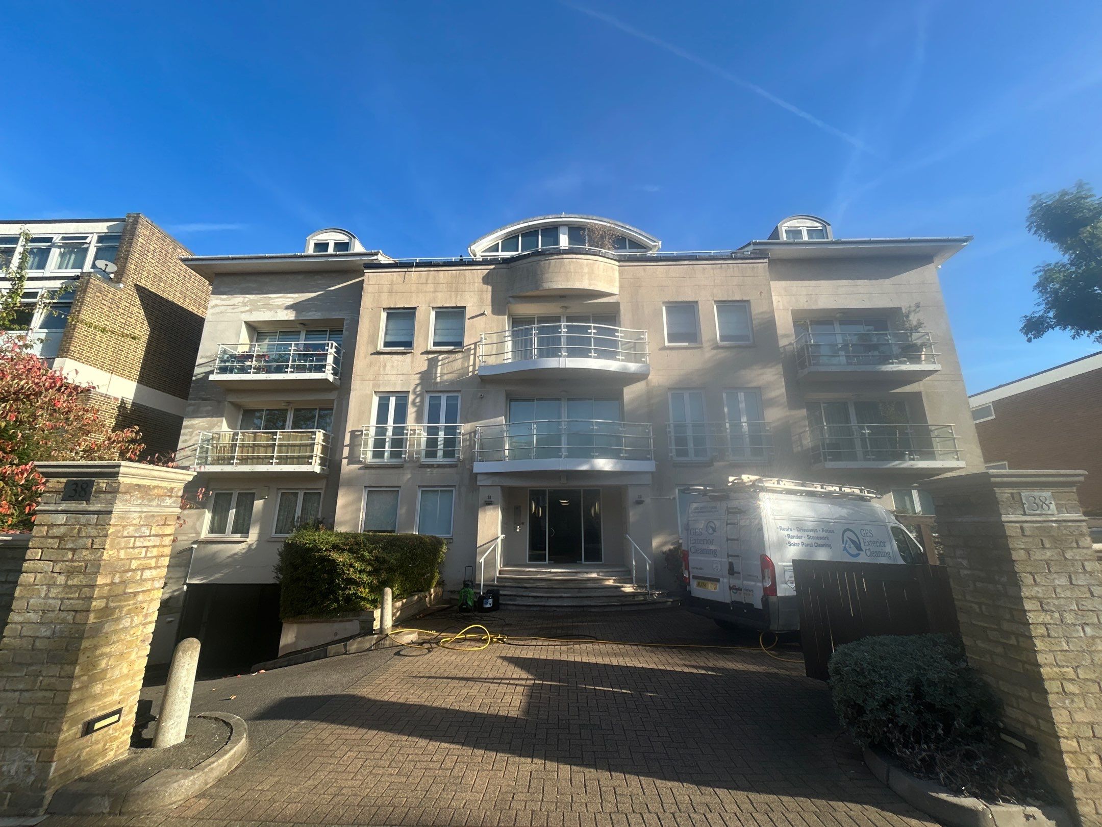 Comprehensive Exterior Render and Brickwork Cleaning in Wandsworth by Ges Exterior Cleaning ltd