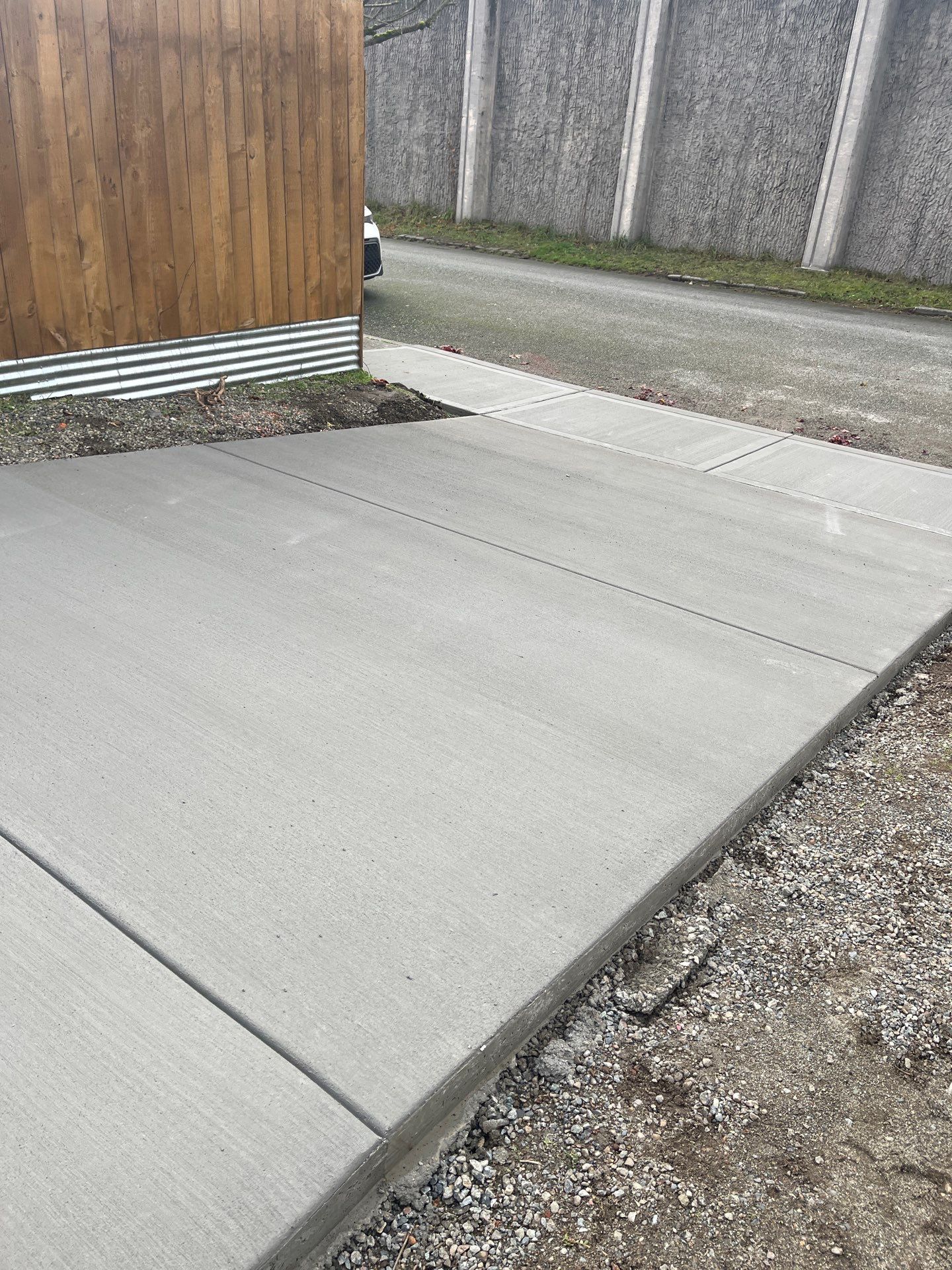 Concrete Driveway & Landscaping Project | Everett by Jireh Asphalt & Concrete Inc 