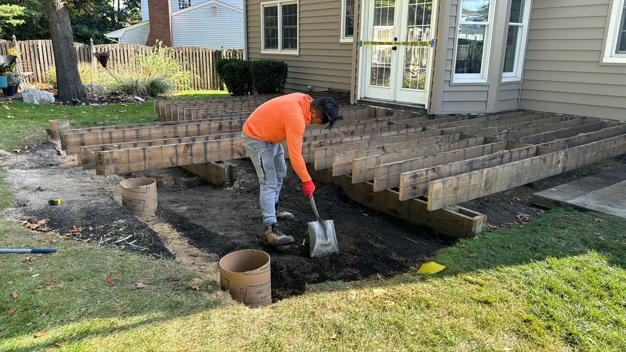 Deck Installation using Trex by Home Concepts Construction