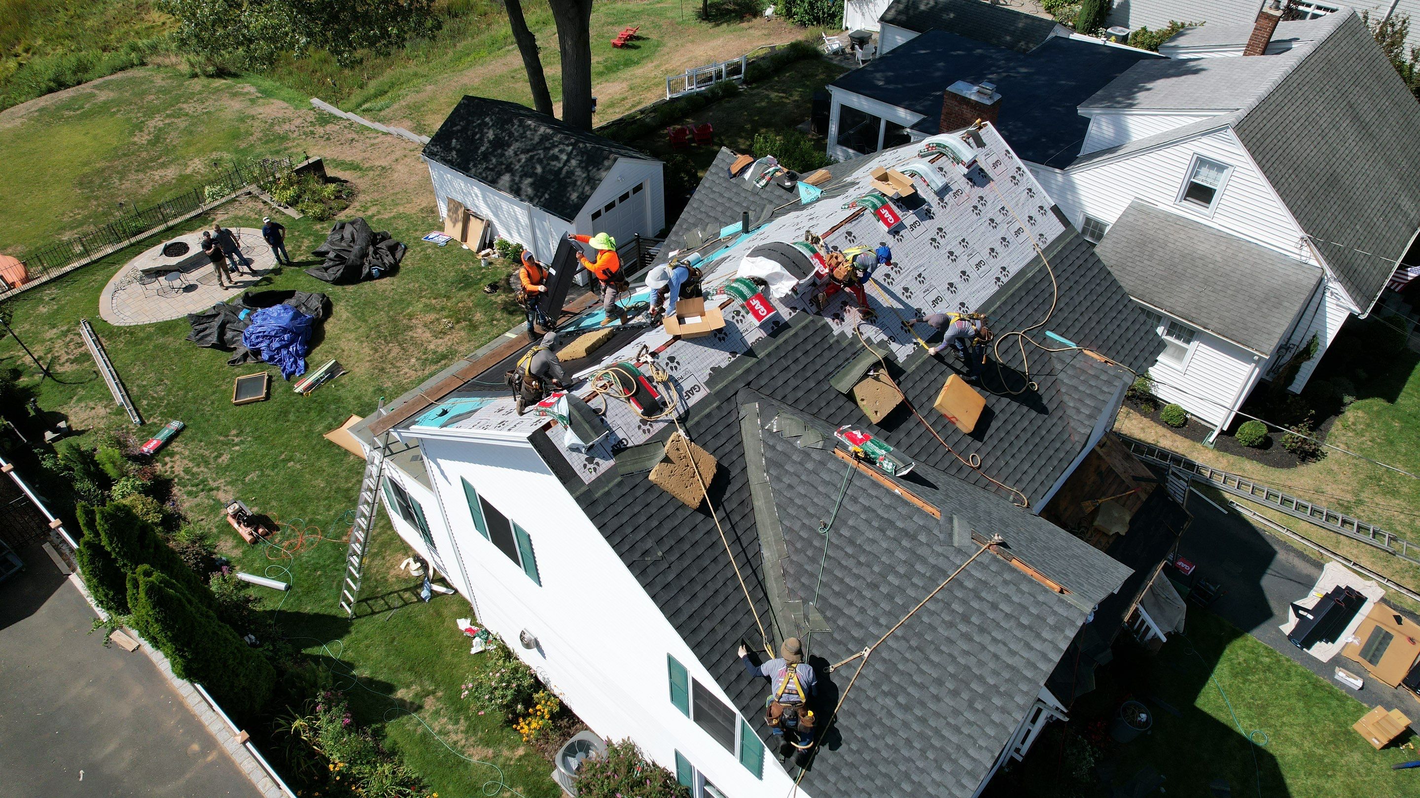 Where integrity meets innovation: Our very first installation of GAF energy timberline solar shingles by DiGiorgi Roofing and Siding Inc