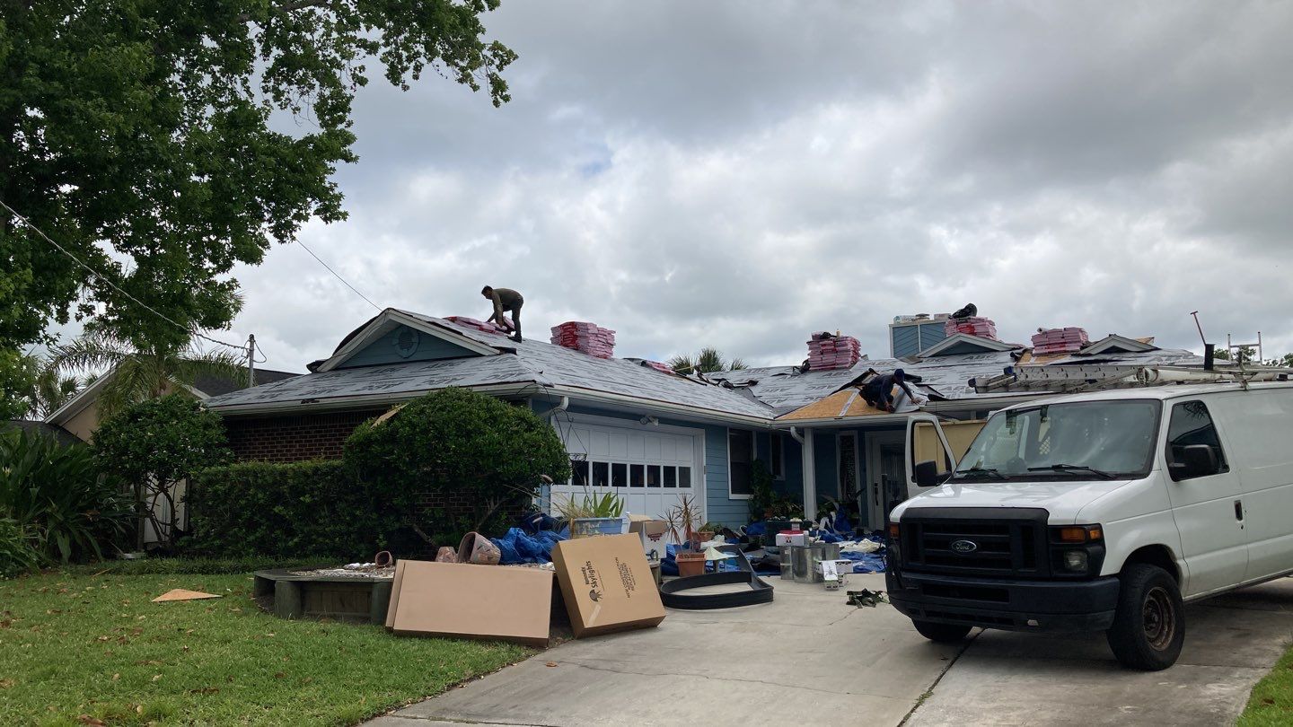 Residential Roofing Installation using Owens Corning TruDefinition Duration Shingles by Galaxy Builders, Inc.