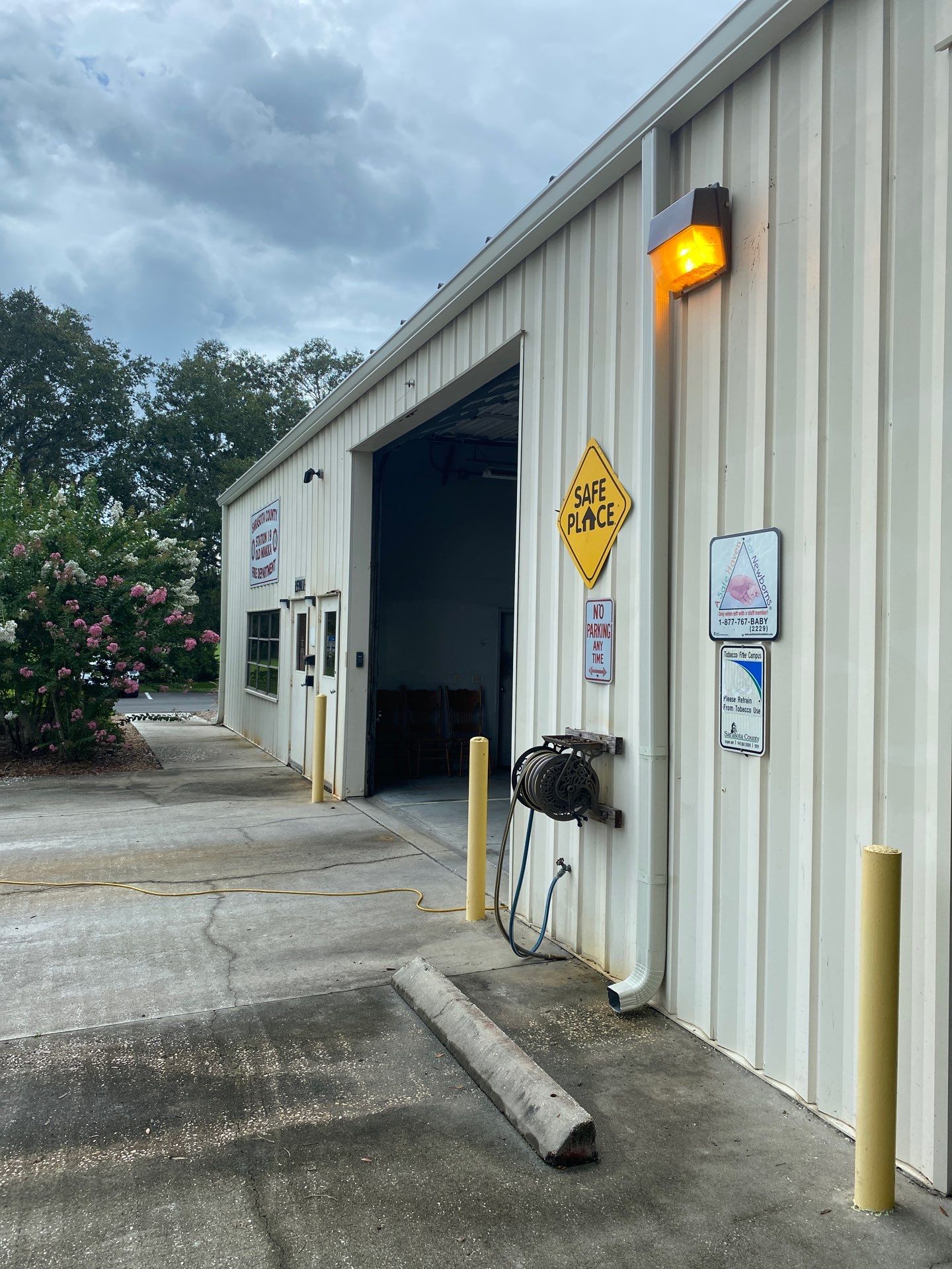 Sarasota Fire House - New Downspouts by Gutter Professors