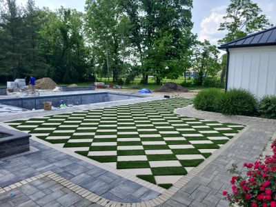 Checkered Paver