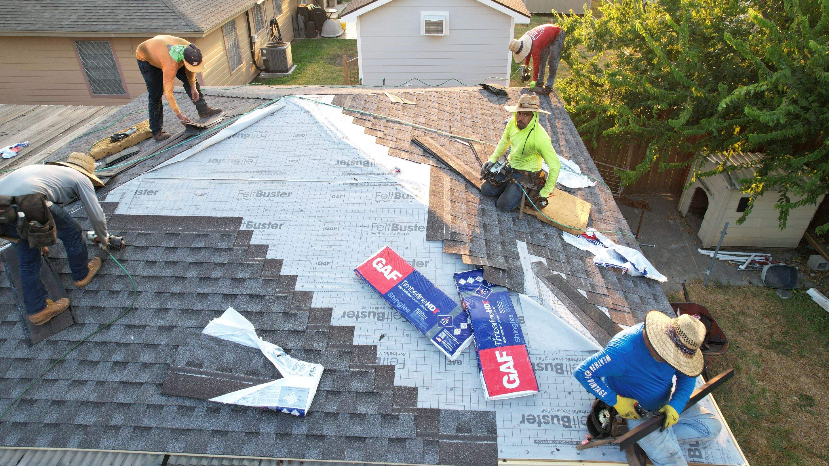 Full Re-Deck & Shingle Roof Replacement — Houston, TX by PL Roofing & SB Roofing, LLC.