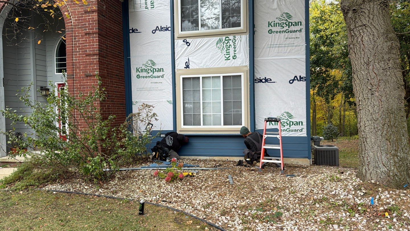 Siding Replacement using Ascend Laguna Blue by 180 Contractors