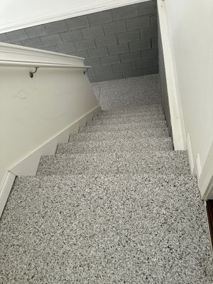 Garage Floor Coating using Coyote