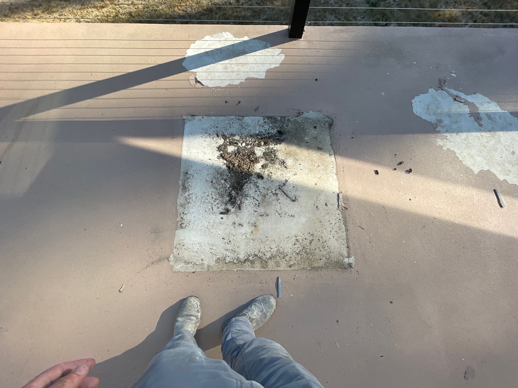 Patio Transformation using Greystone 1/8" by Croc Coatings, LLC
