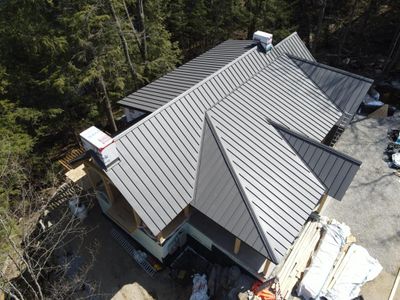 New Home Construction using 16" Standing Seam Panels