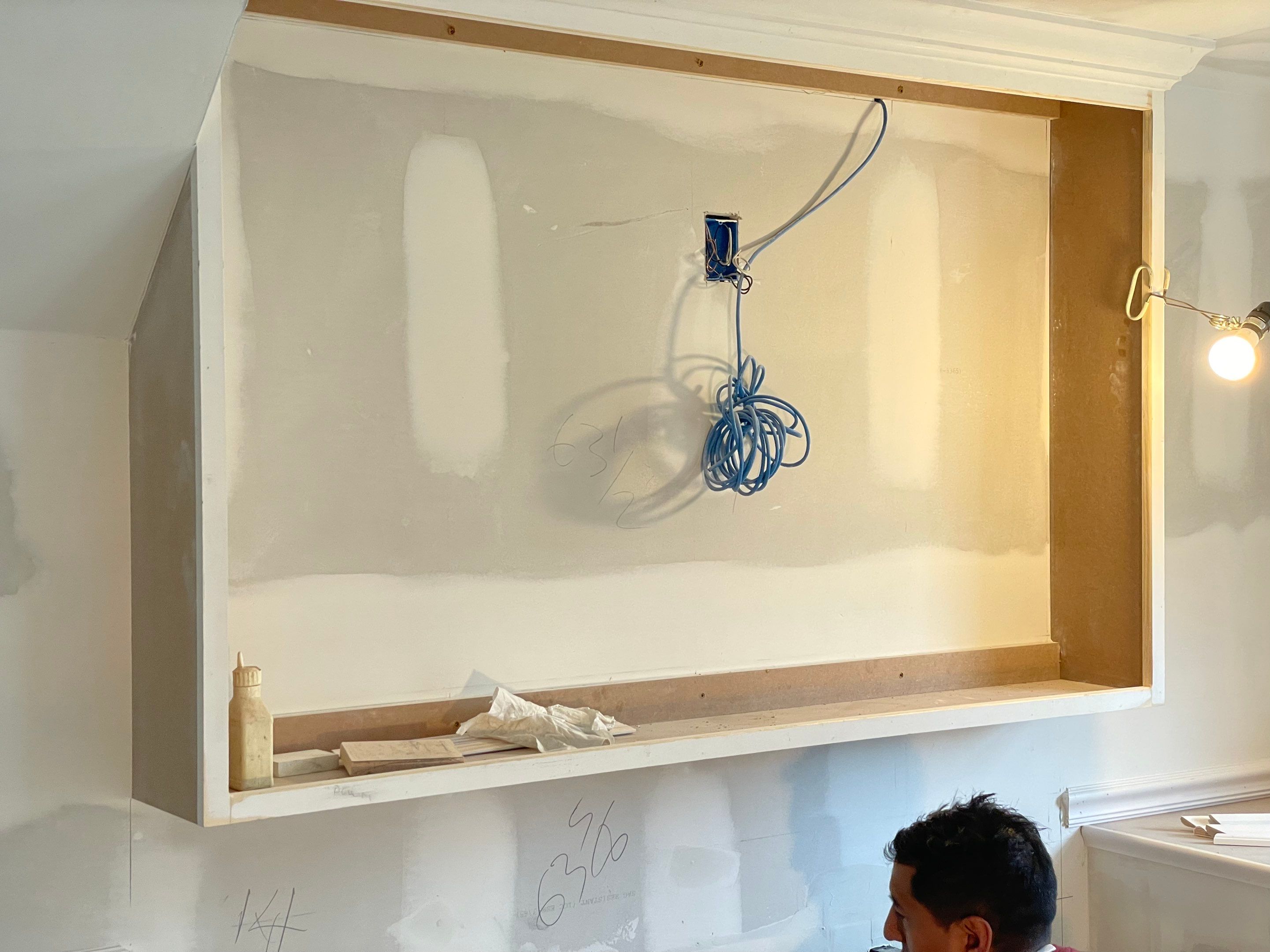 Basement Remodel using Wood by Home Concepts Construction