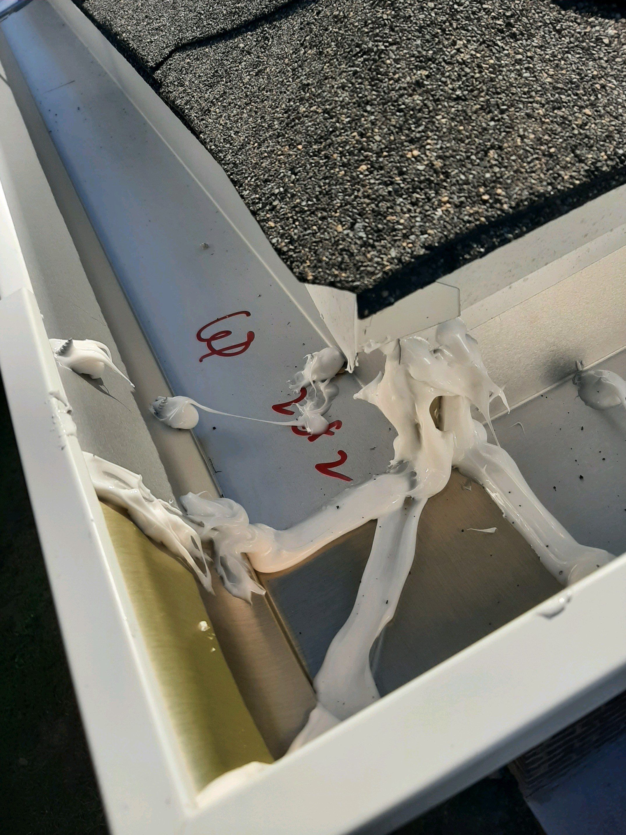 Seamless Gutter Installation using White K-Style Gutters by Gutter Professors