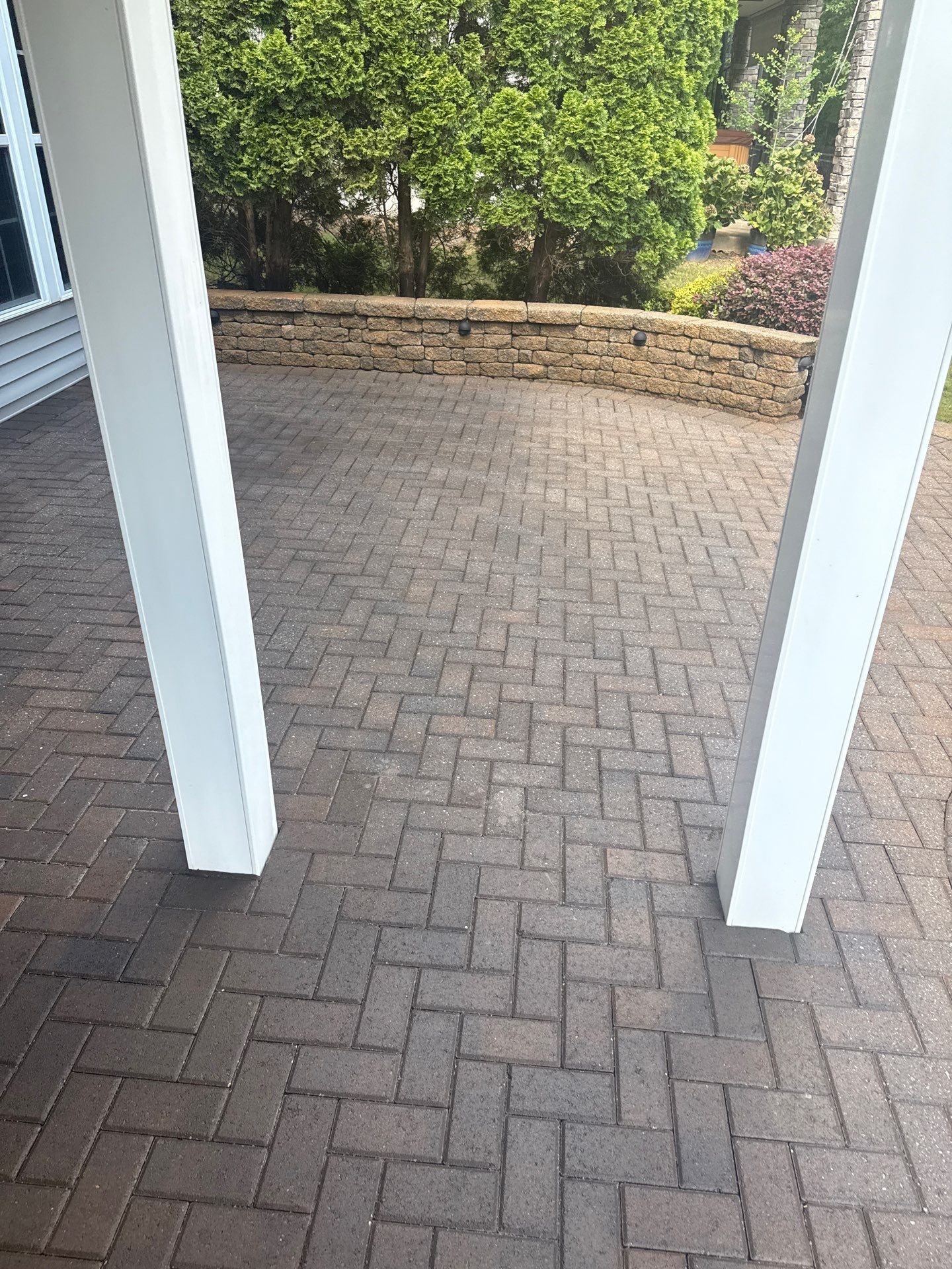 Paver Driveway using Concrete Sealant by DuraSeal