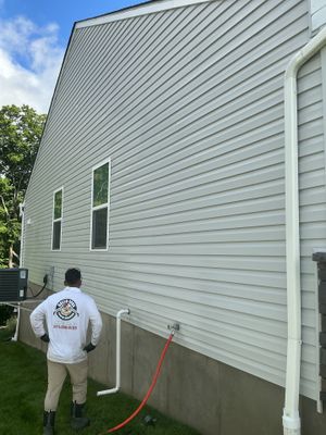 Window Cleaning in Hamburg, NJ — Gallo Bros job photo