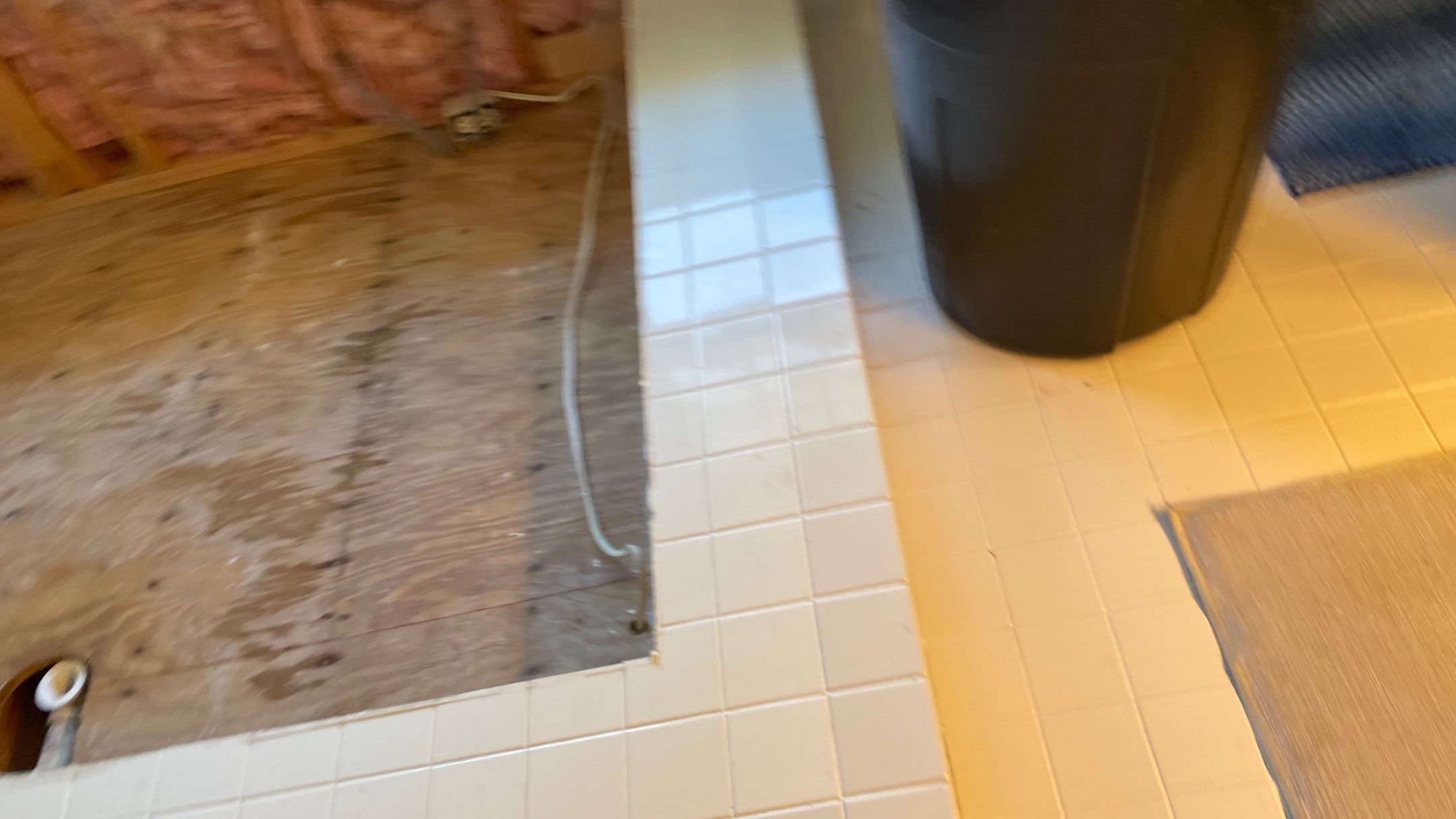 Bathroom Remodel with new Subway Tile Shower by Footprints Floors of Coastal Carolina