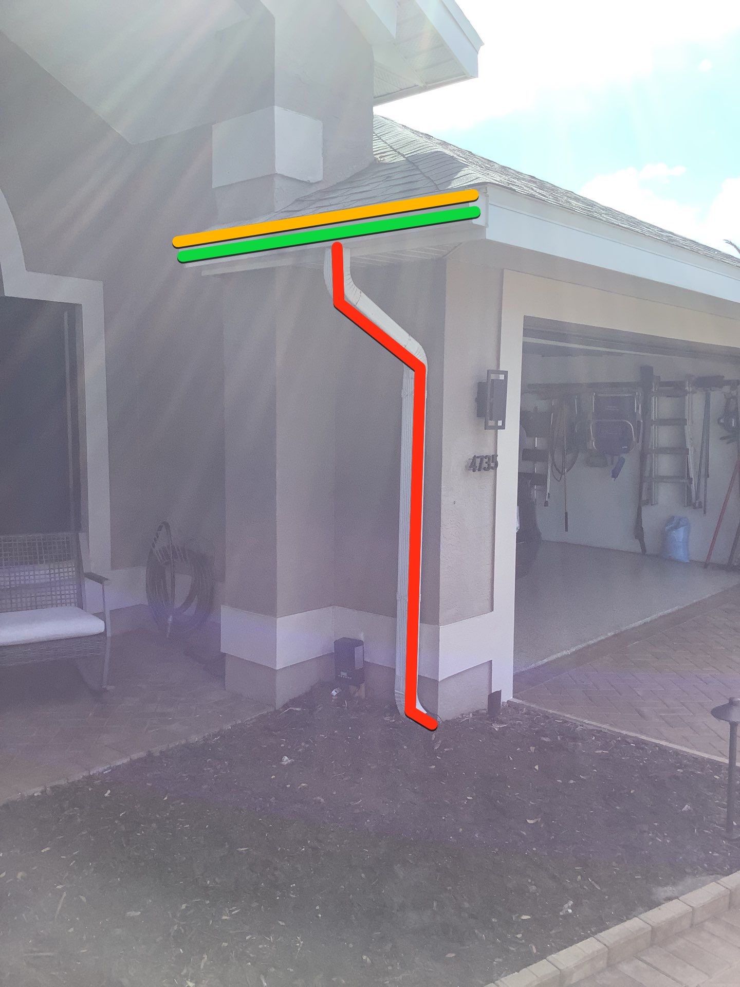 Black Seamless Gutters in Sarasota FL by Gutter Professors