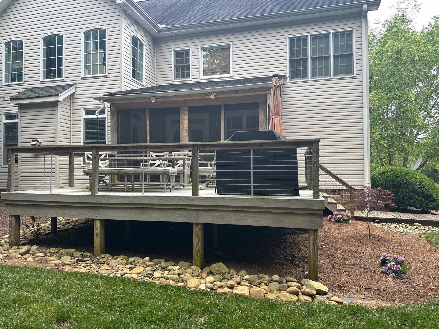 Weathered Deck using Wood Sealant by DuraSeal
