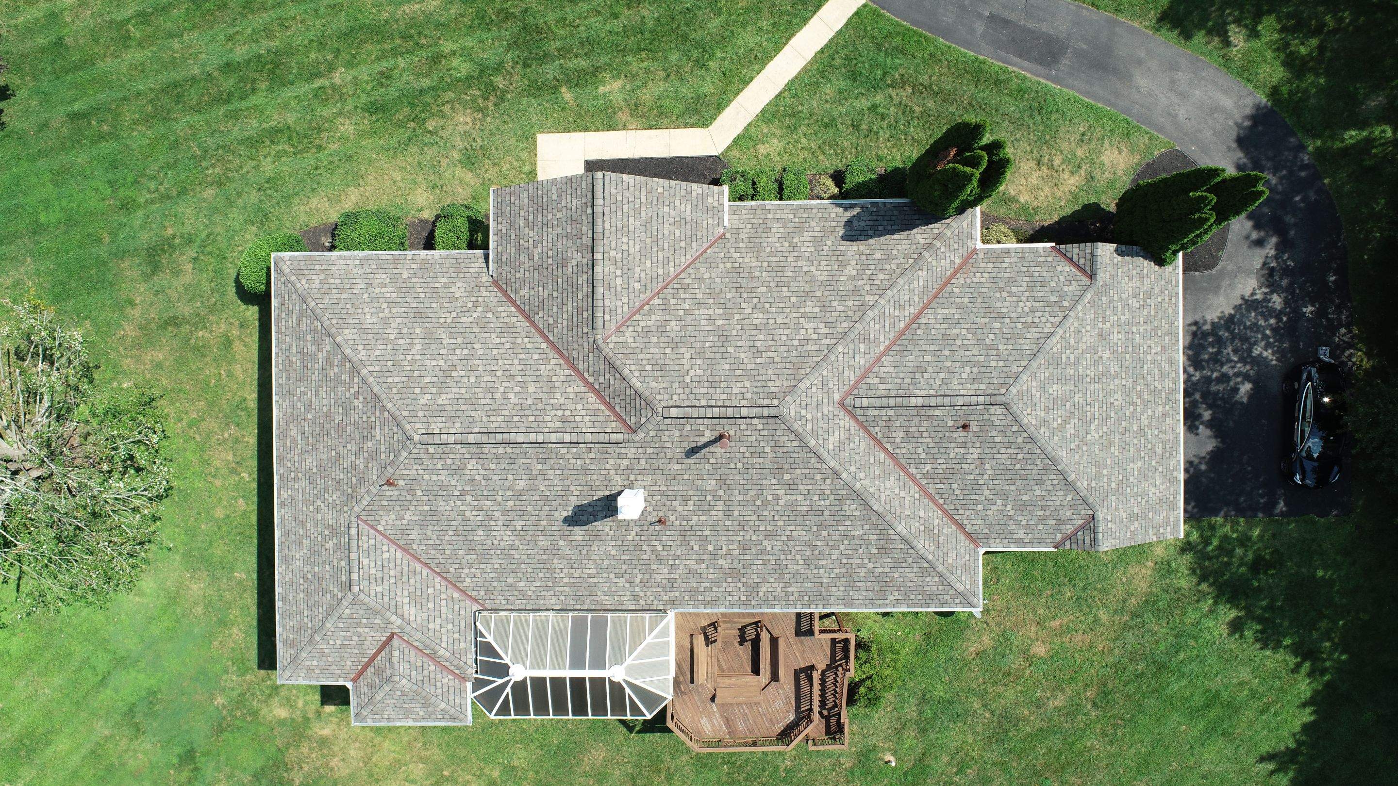 Roof Replacement using Certainteed Grand Manor Shingles by American Home Contractors