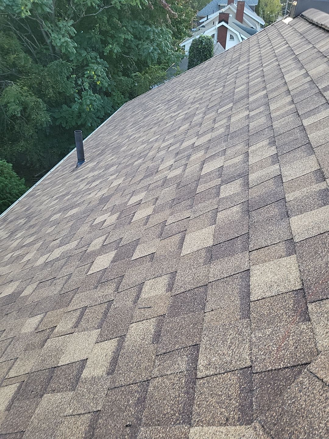 ATLAS PINNACLE COLOR: MORNING HARVEST DRIP EDGE: MUSKET BROWN by Eagle Eye Roofing