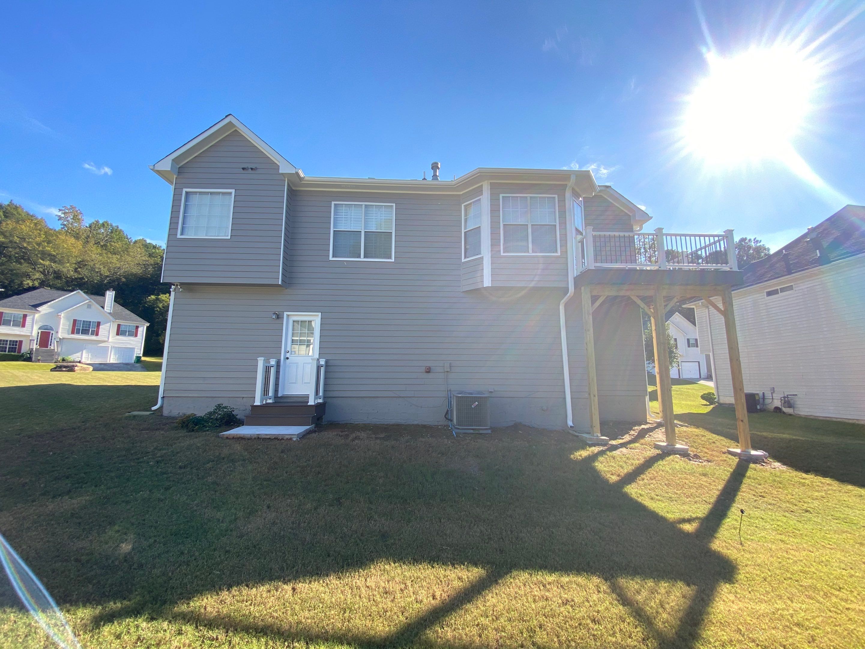 Exterior House Painting and Deck Structural Improvements in Ellenwood by Swift Home Renovations