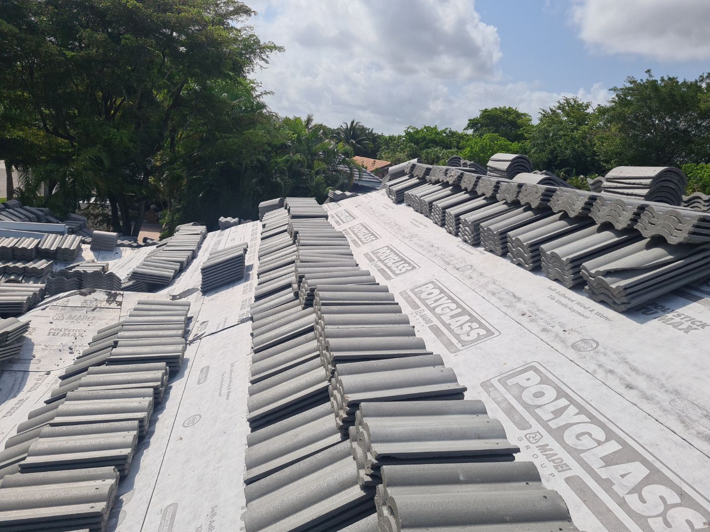 Residential Roofing Installation using Eagle Roofing Tile by BLUES BROTHERS ROOFING