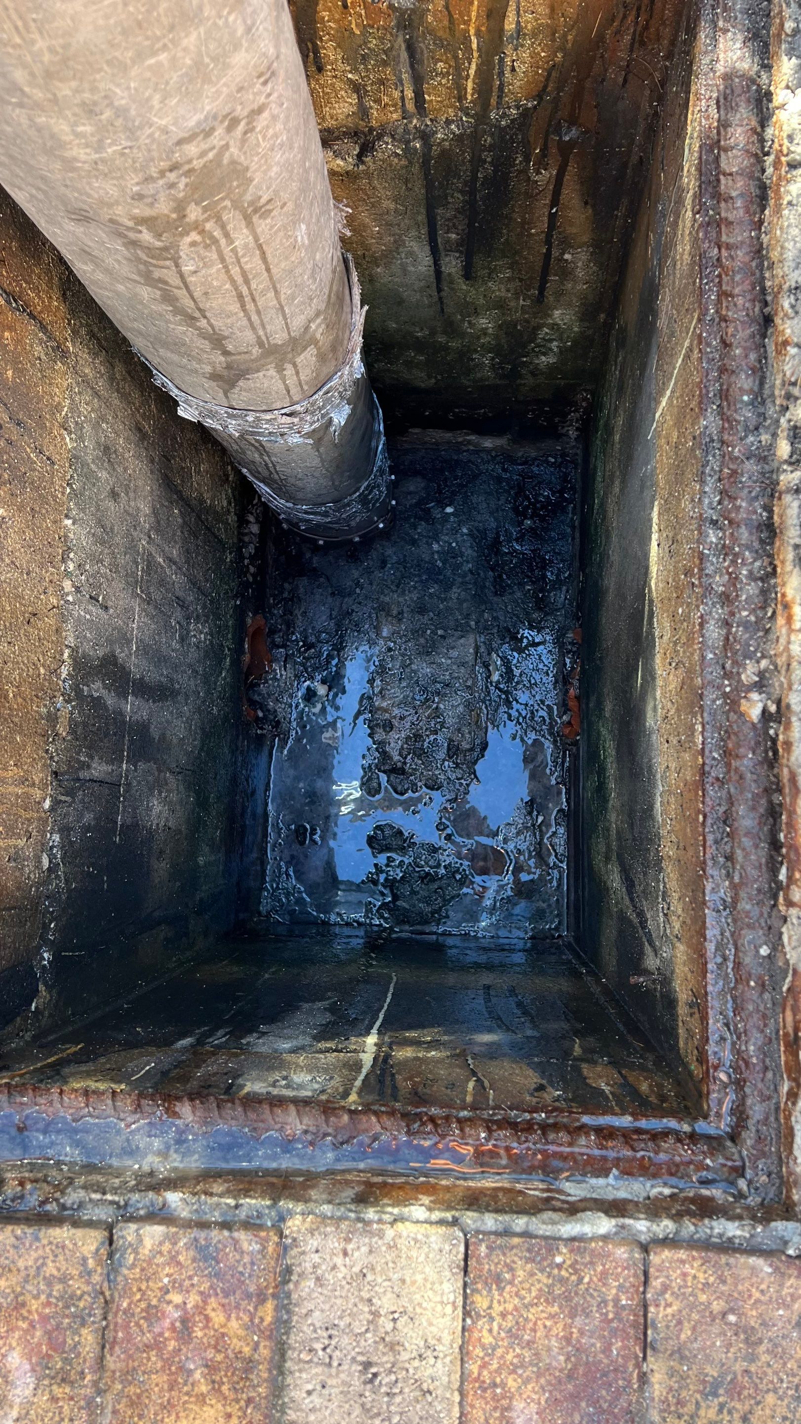 Catch Basin Cleaning After Hurricane Milton Naples Condo by APS Power & Water