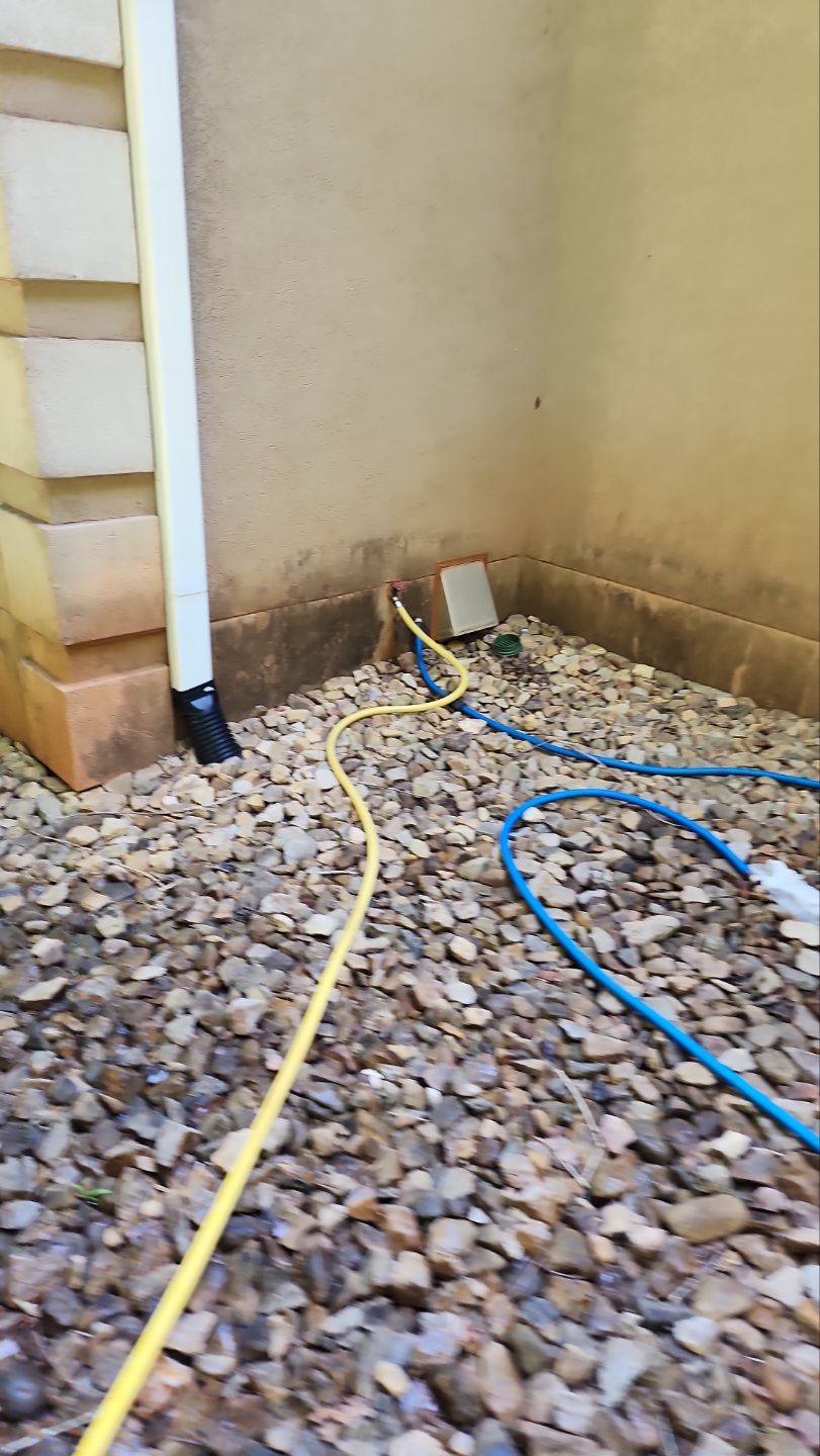 Driveway Clean using cleaner by G&H Home Tech Pros LLC
