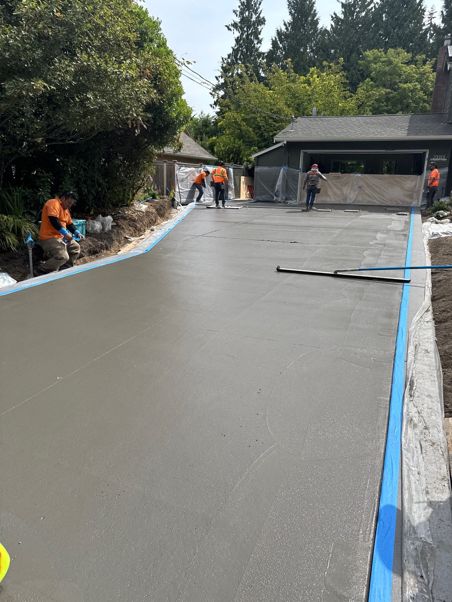 Concrete Driveway Makeover | Edmonds  by Jireh Asphalt & Concrete Inc 