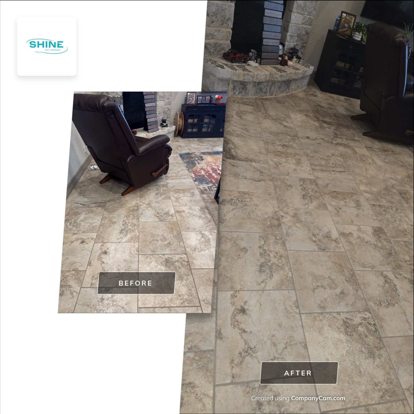 Project in Front Gate in Fair Oaks by SHINE Tile and Grout Cleaning