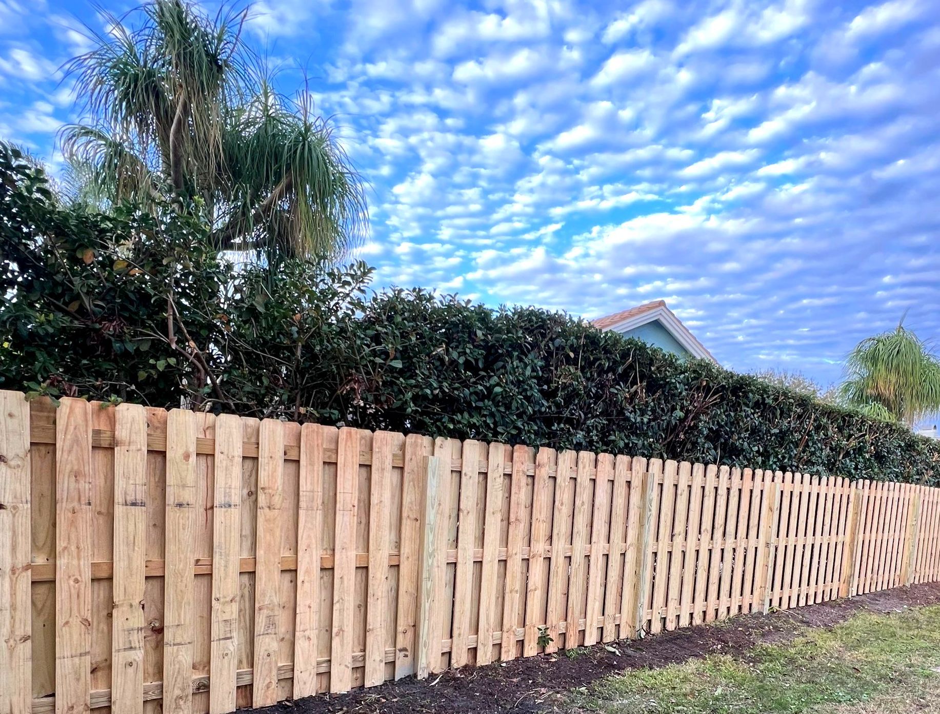 Wood Fence Installation using Wood Pressure Treated Fence  by Asap fence and gates, LLC