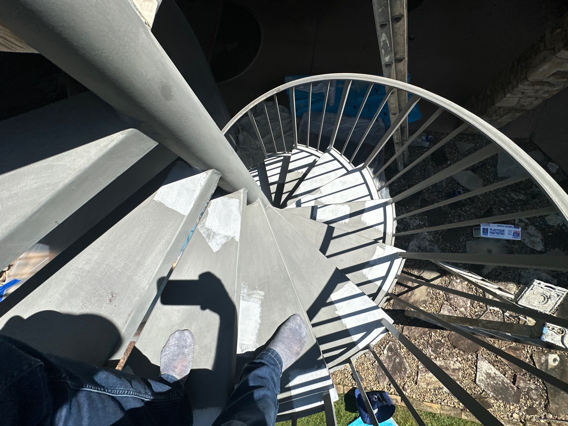 Refinishing Metal Railings and Spiral Staircase for Traveler’s Rest Estate by Painter1