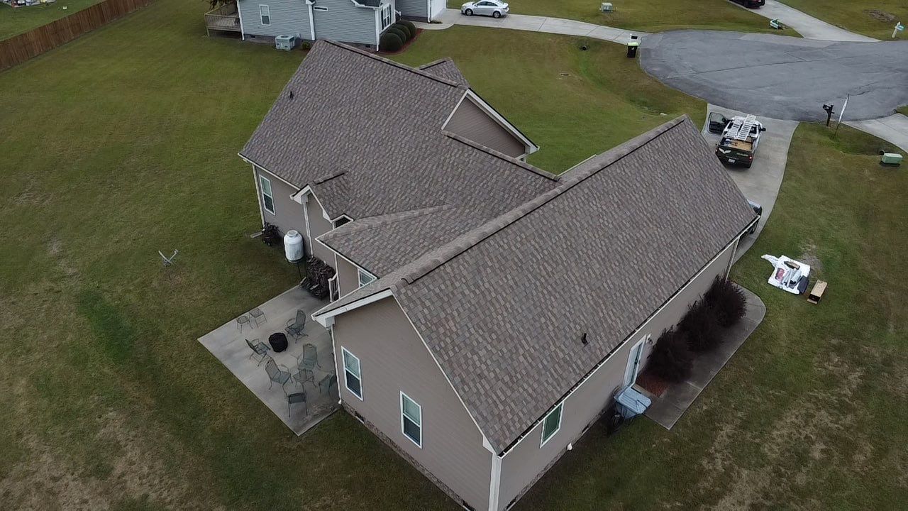 GAF HDZ Golden Harvest by Skybird Roofing