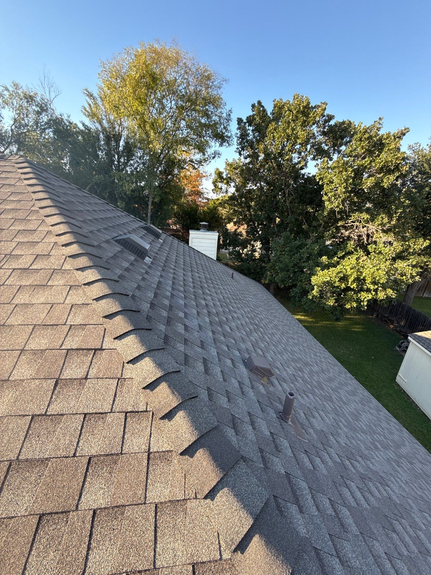 Residential Roof Replacement using GAF - HDZ - Weathered Wood by Action Exteriors Austin