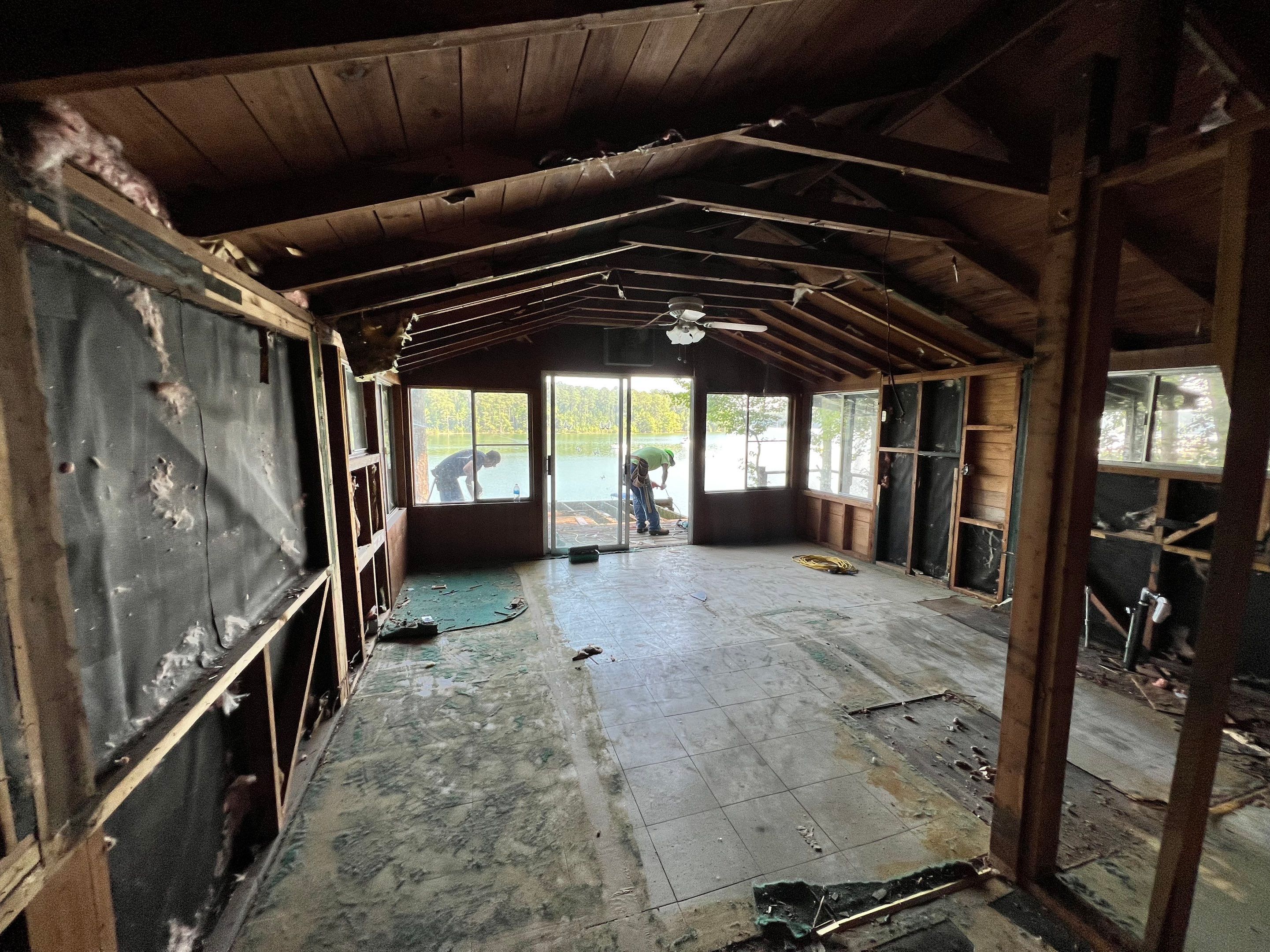 Lakefront Room Addition and Custom Deck Build in Acworth by Swift Home Renovations 