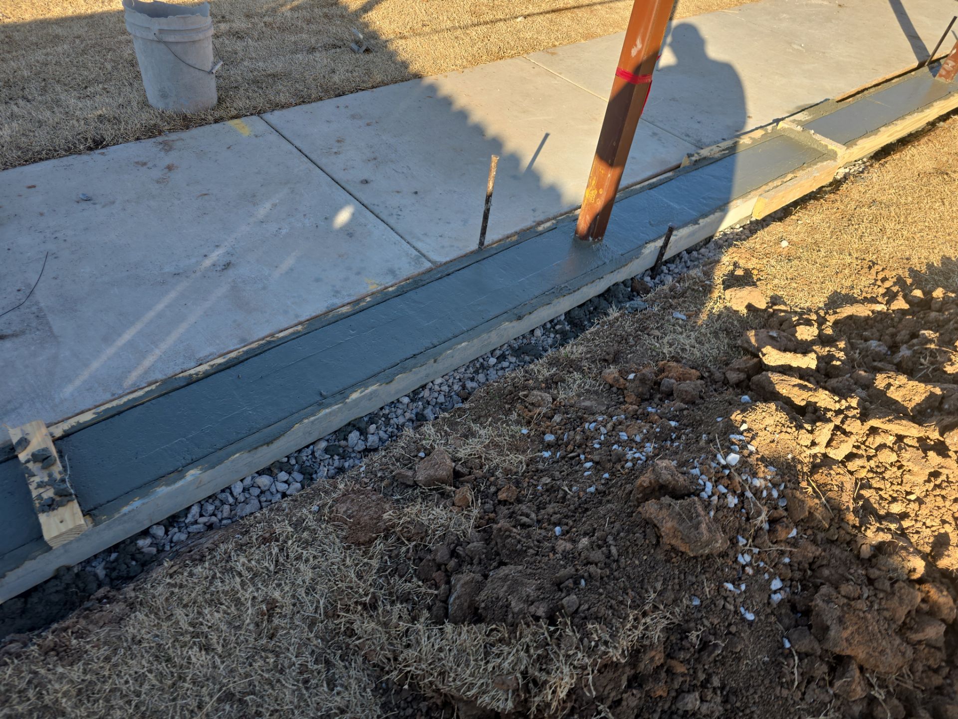 Concrete Sidewalk And Footer by Clays Services Inc