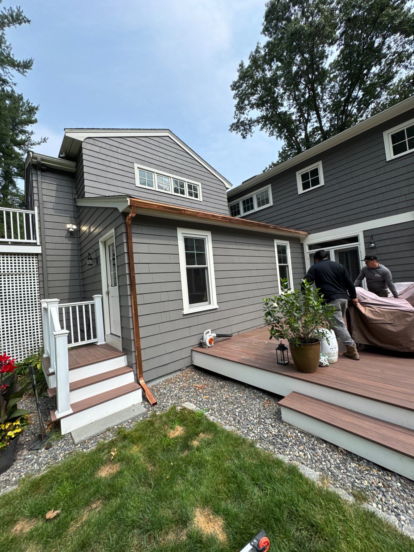Copper Gutter Replacement in Concord by Mighty Dog Roofing of Greater Middlesex County