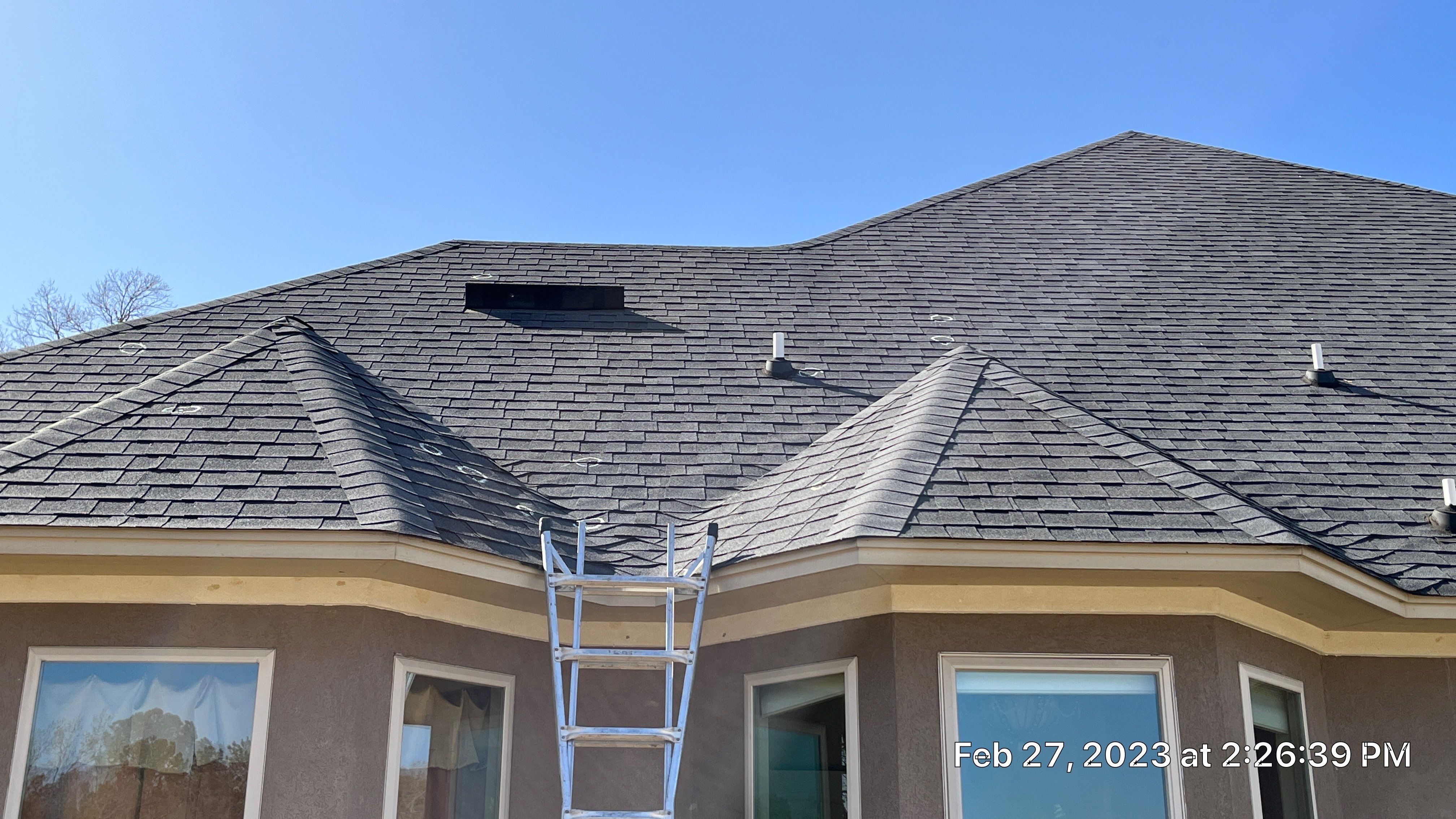 Residential Roofing Installation using Malarkey Architectural Vista Shingles by Hostetler Roofing