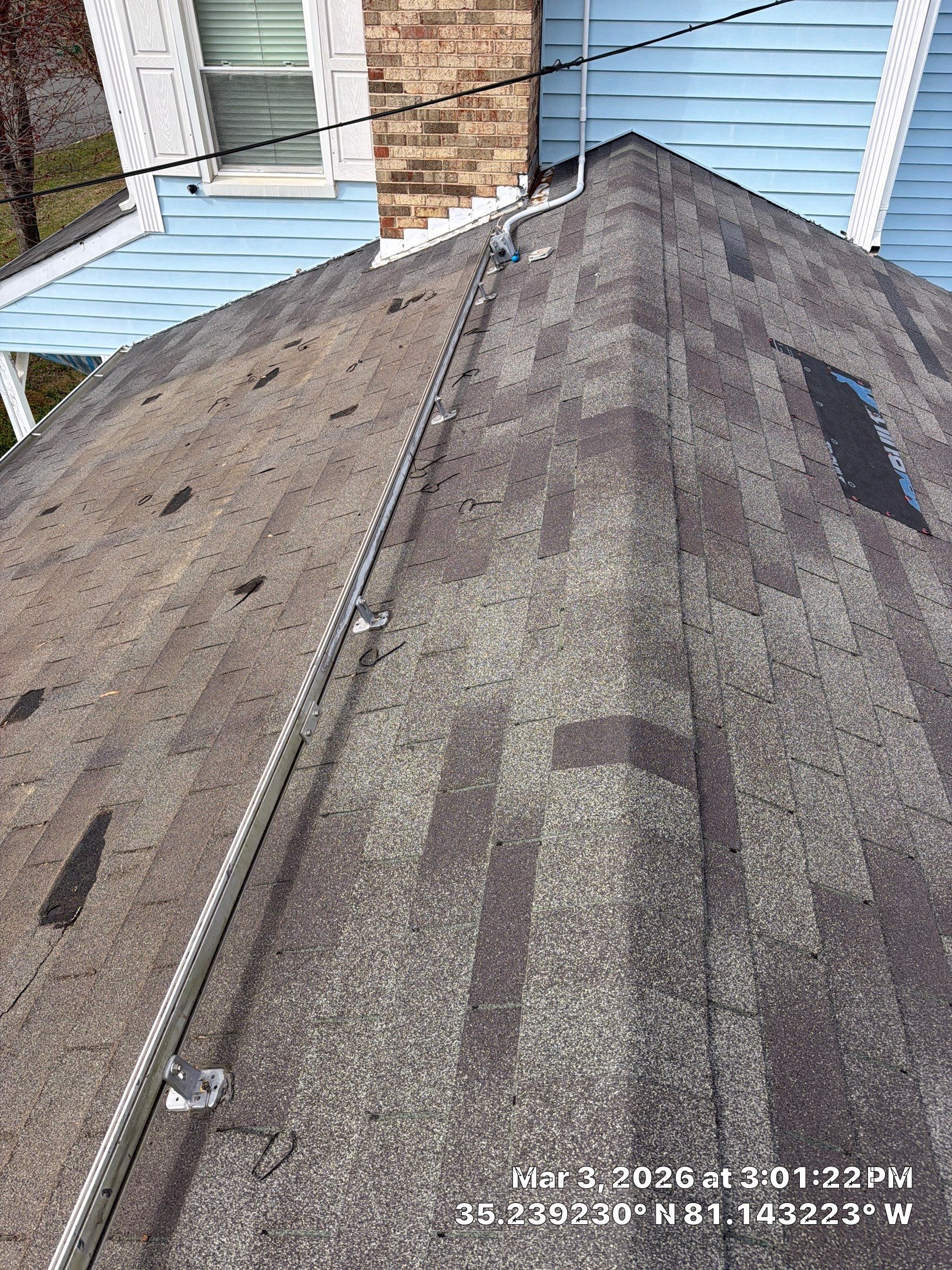 Roof replacement by hail and wind damage by Just Brilliant Restoration JBR