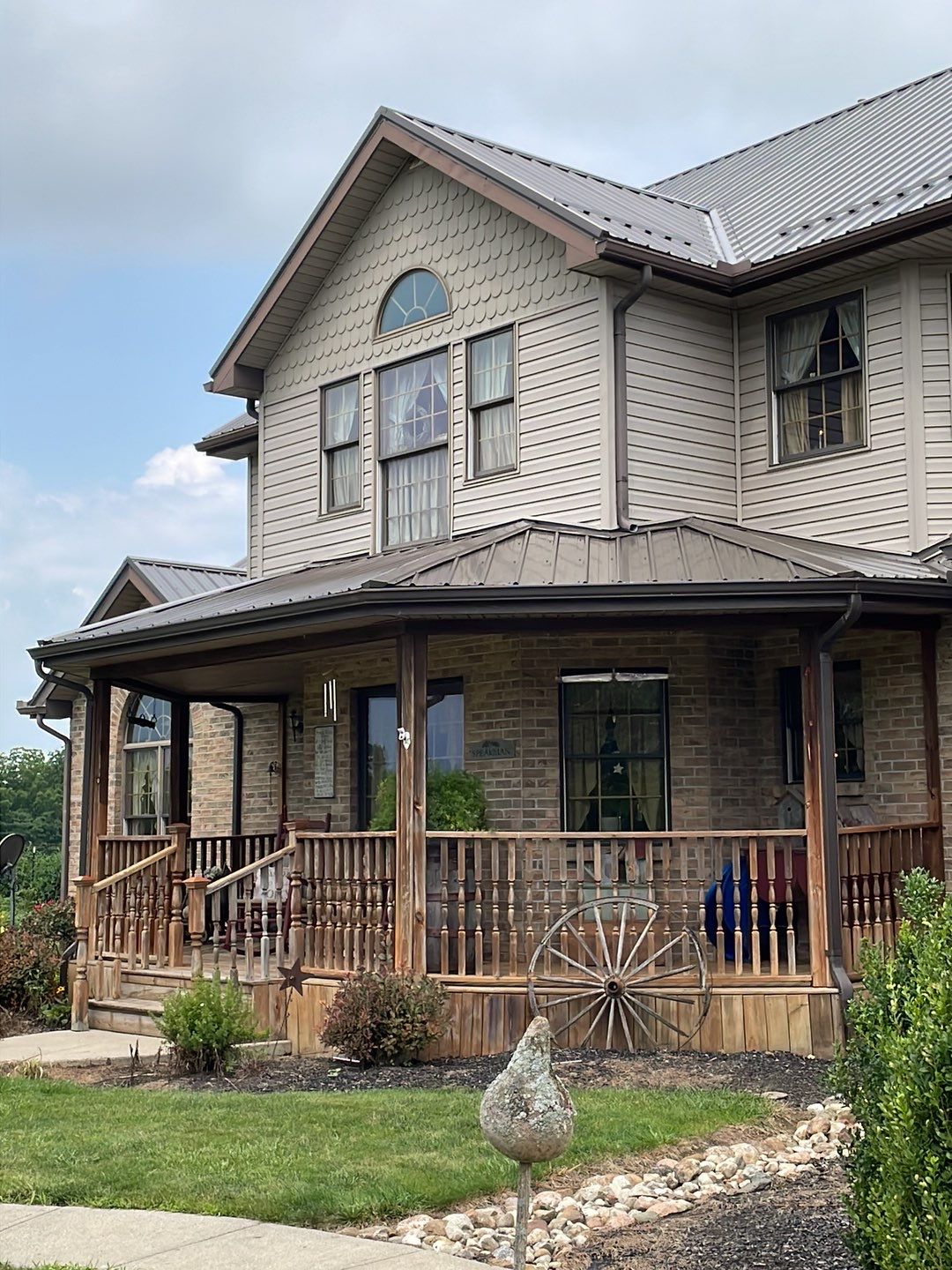 Residential Roofing Installation using Performance Panel Metal - Burnished Slate by RoofX 