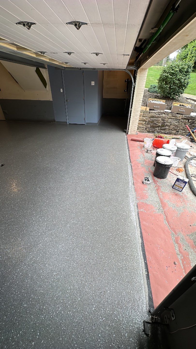 Garage + Porch + Steps Project in Pittsburgh by Floors in a Day, Inc