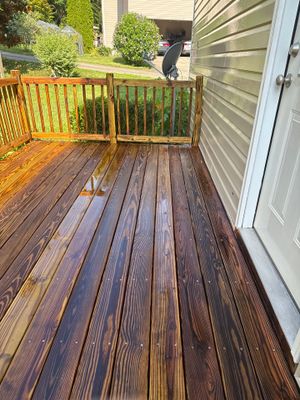 Deck Repair using Carpentry and Wood Seal