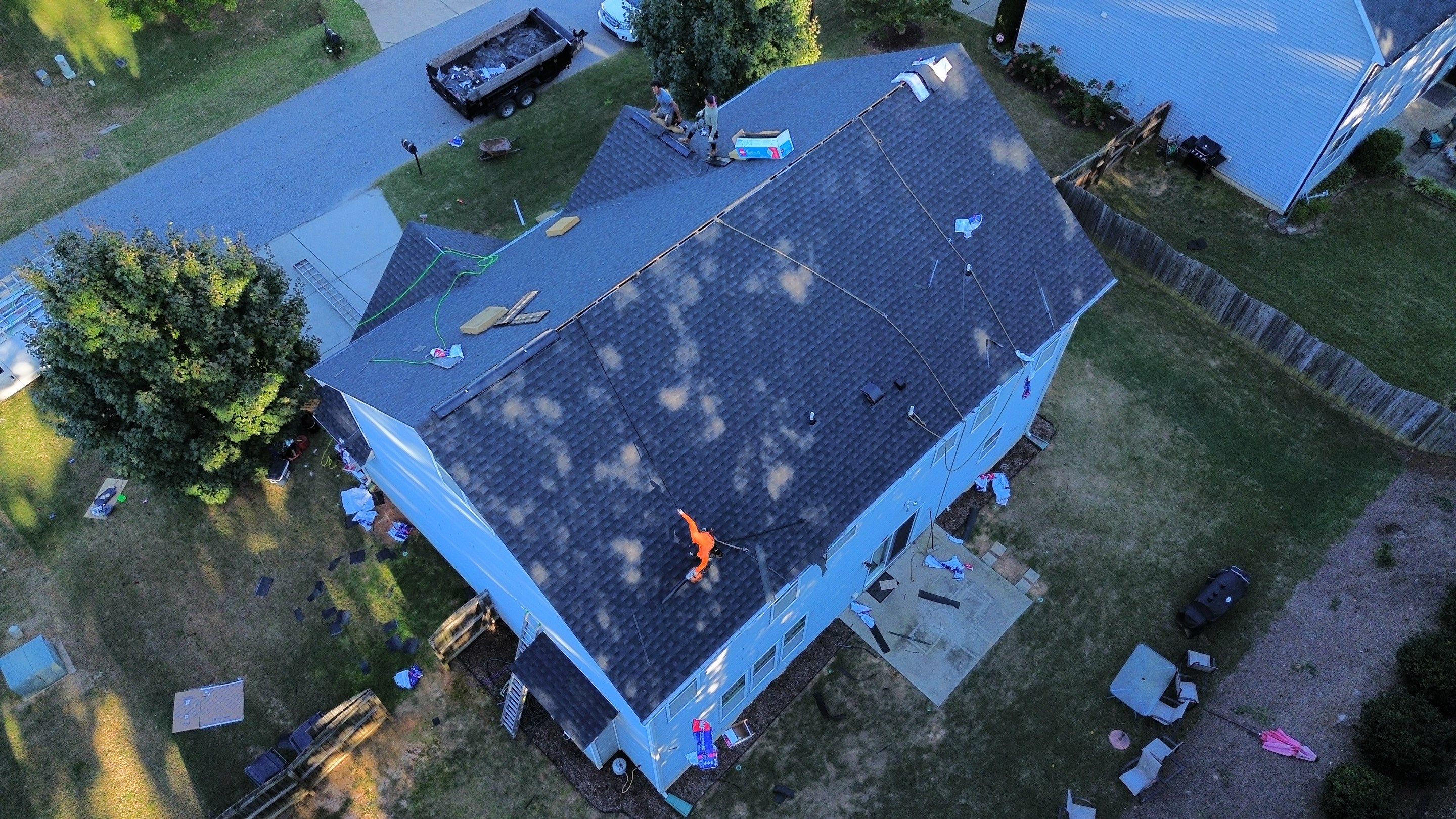GAF HDZ Weathered Wood by Skybird Roofing