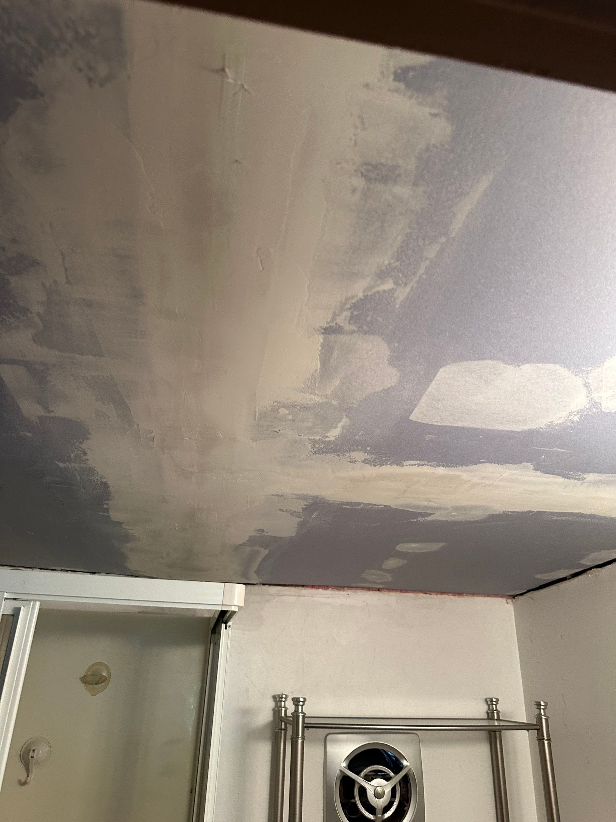 Bathroom Ceiling Replacement by BlueRed Restoration